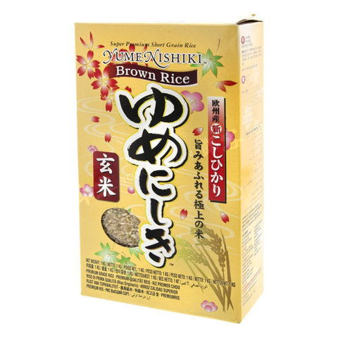 Yume Nishiki Kortkorrelige Bruine Rijst (Nishiki) 1kg