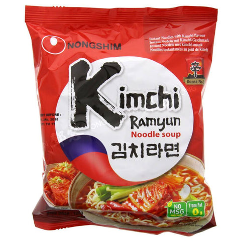 Kimchi Ramyun Noodle Soup (Nong Shim) 120g