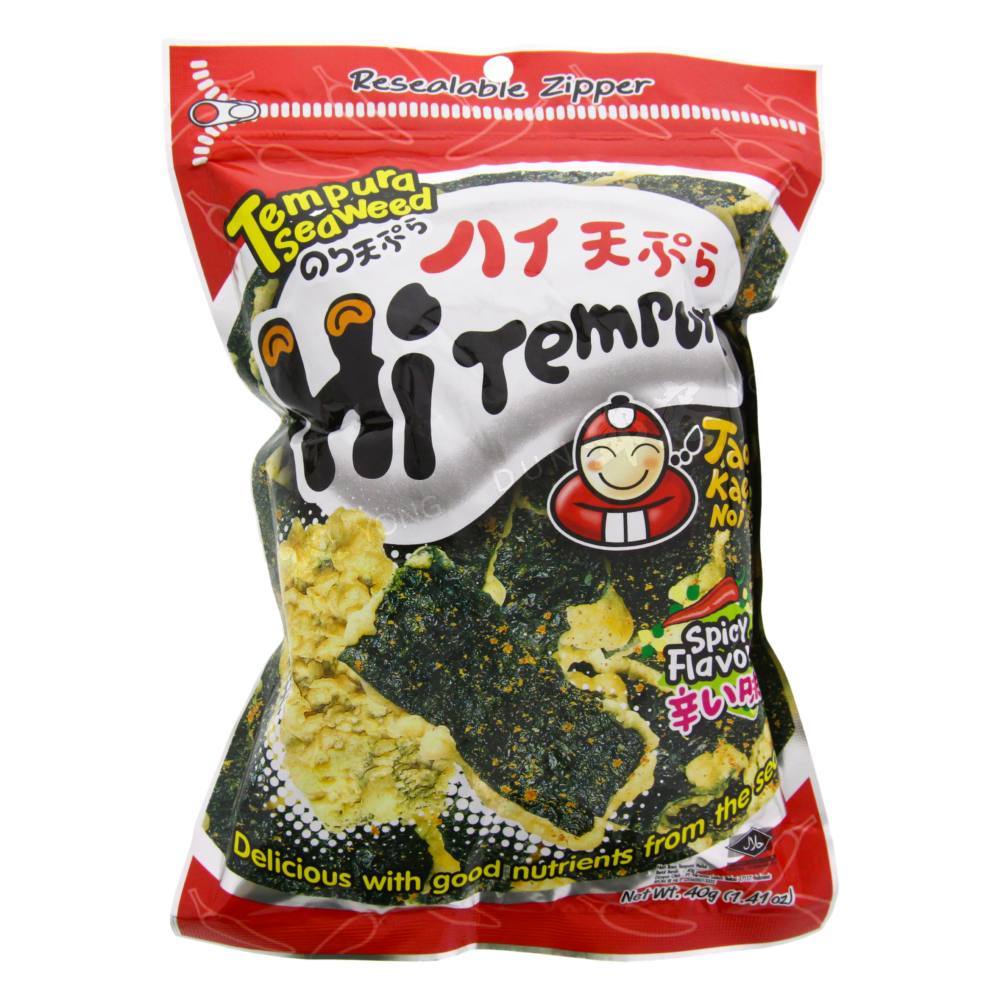 Hi Tempura Seaweed Spicy Flavour (Tao Kae Noi) 40g Dun Yong