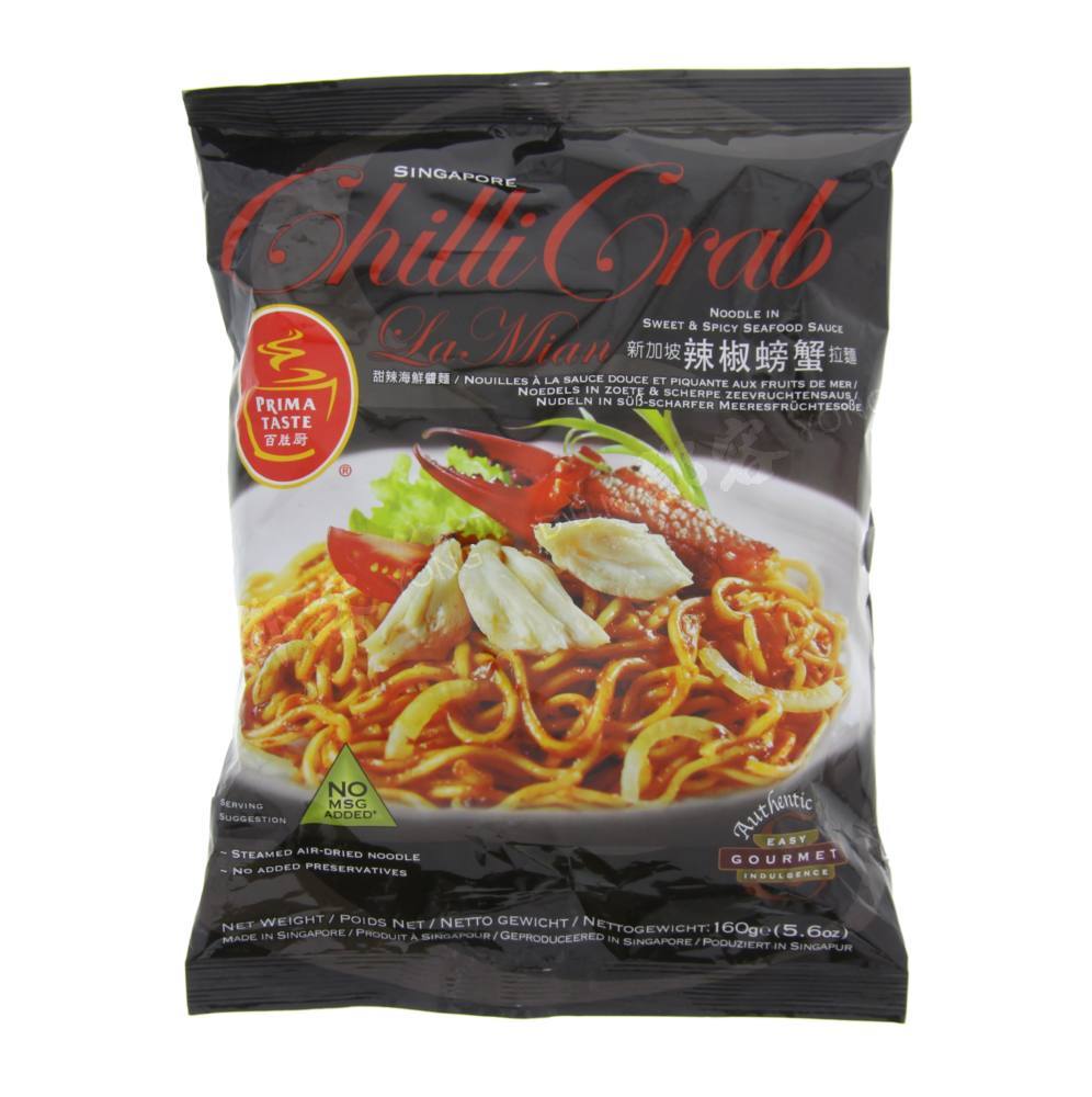 Singapore Chili Crab La Mian (Prima Taste) 160g Dun Yong