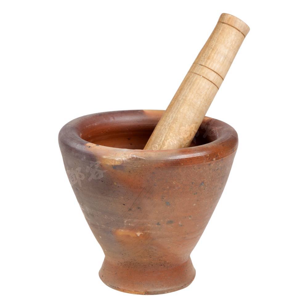 Mortar & Pestle Earthenware L 24cm Dun Yong