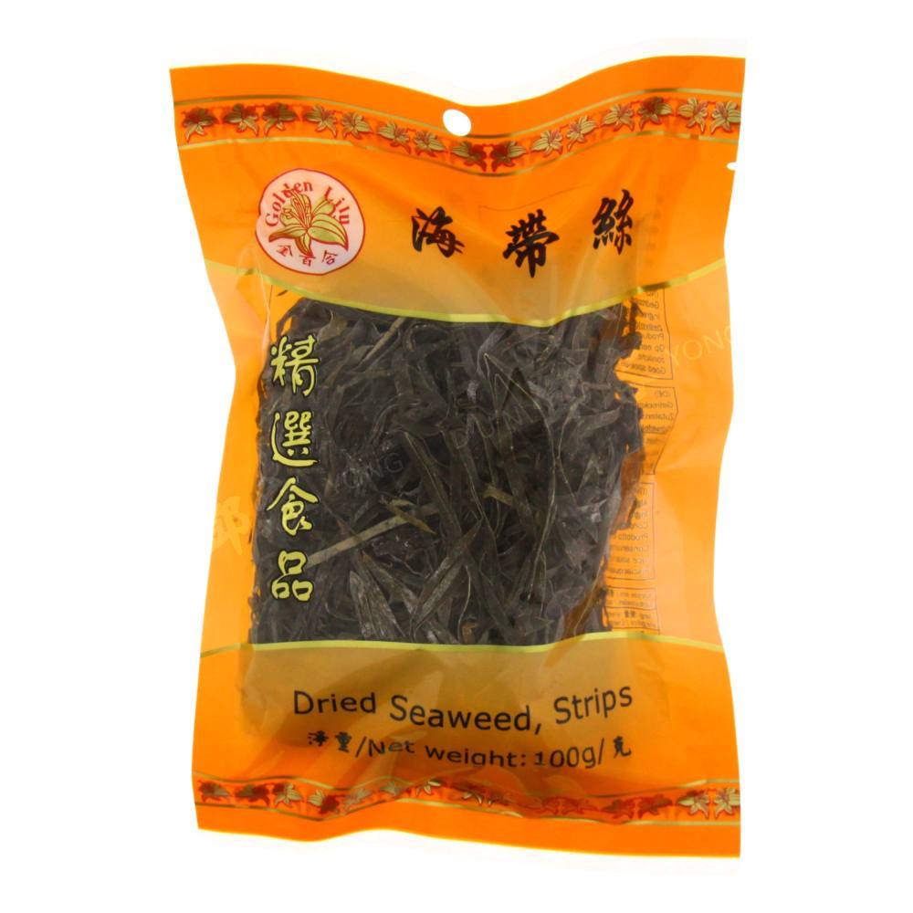 Dried Seaweed Strips (Golden Lily) 100g Dun Yong