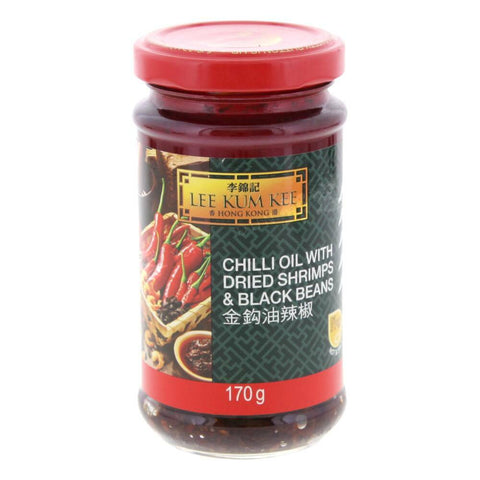 Chilli Oil Dried Shrimps & Black Beans (Lee Kum Kee) 170g