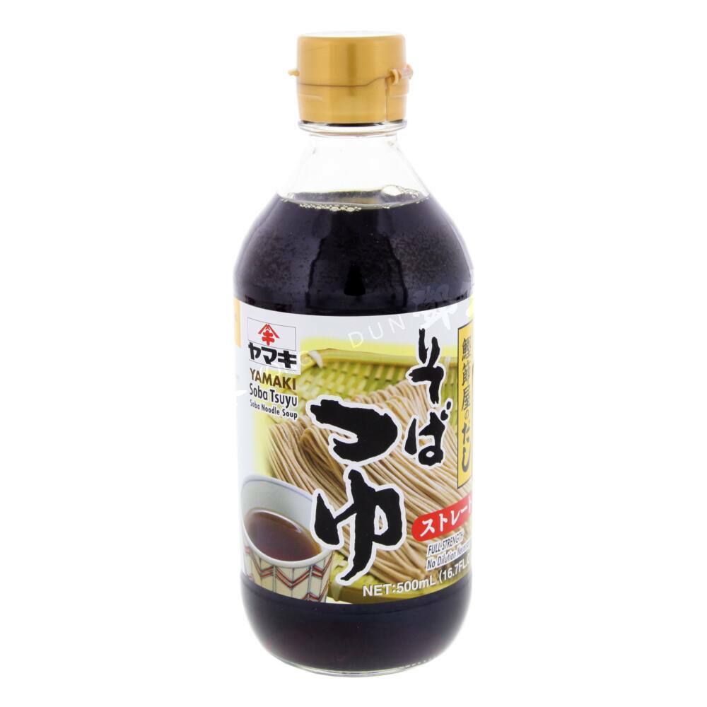 Soba Tsuyu Straight Noodle Soup Base (Yamaki) 500ml Dun Yong