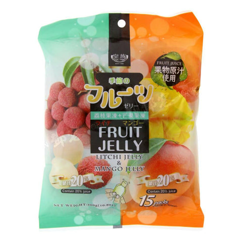 Fruit Jelly Mixed Mango & Lychee (Royal Family) 300g