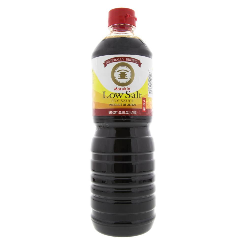 Low Salt Soy Sauce (Marukin) 1L Dun Yong