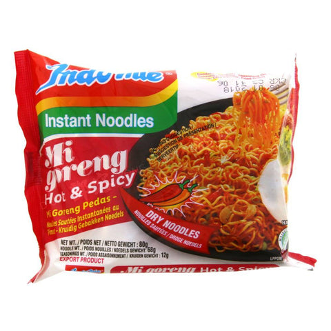 Instant Noodles Mi Goreng Pedas Flavour (Indomie) 80g