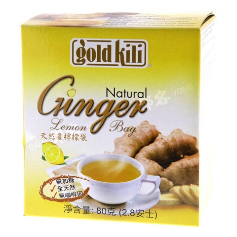 Natural Ginger Lemon Tea (Gold Kili) 80g