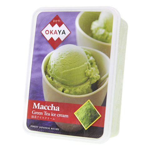 Maccha Green Tea Ice Cream (Okaya) 1L