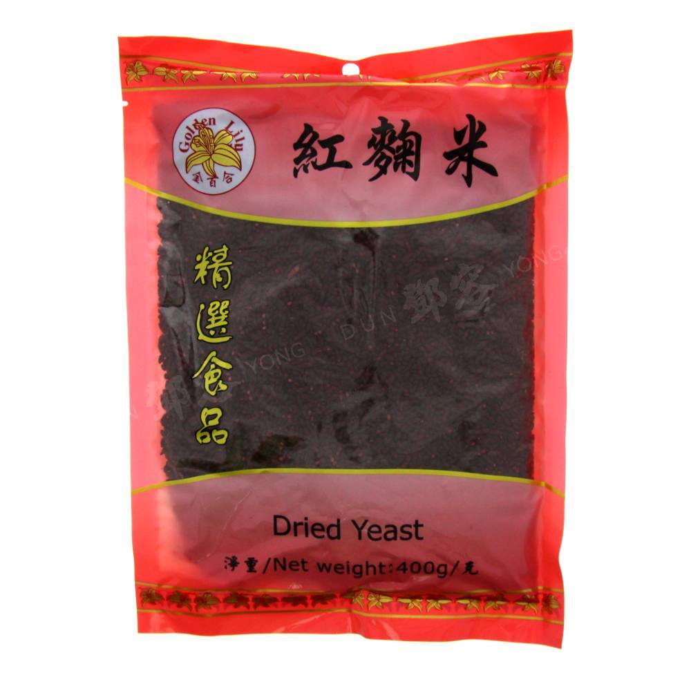 Dried Yeast Red Rice (Golden Lily) 400g | Dun Yong Webshop