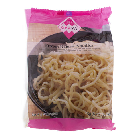 Frozen Ramen Noodles 5pcs (Okaya) 1kg