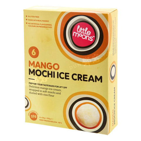 Mango Alphonso Ice Cream Mochi 6pcs (Little Moons) 192g