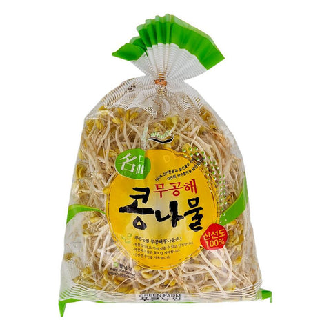 Korean Big Headed Bean Sprout Sukjunamul (Green Farm) 500g