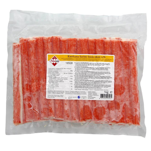 Surimi Maki Sticks 25% 18cm (Okaya) 1kg