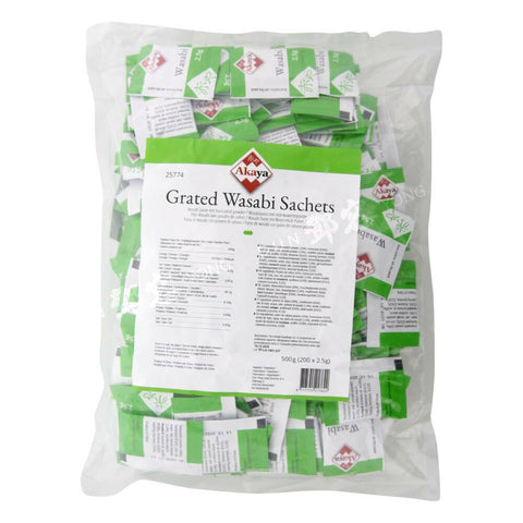 Grated Wasabi Sachets 200x2.5g(Okaya) 15x500g