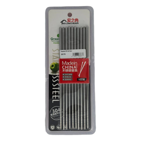 Chopsticks Set Stainless Steel 5pr