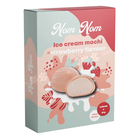 Ice Mochi Strawberry Ichigo 6pcs (Nom Nom) 180g