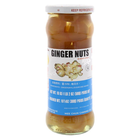 Ginger Nuts in Heavy Syrup (jar) (Mee Chun) 500g