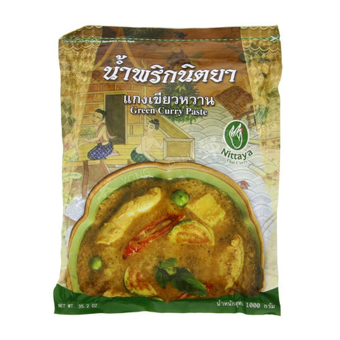 Green Curry Paste (Nittaya) 1kg