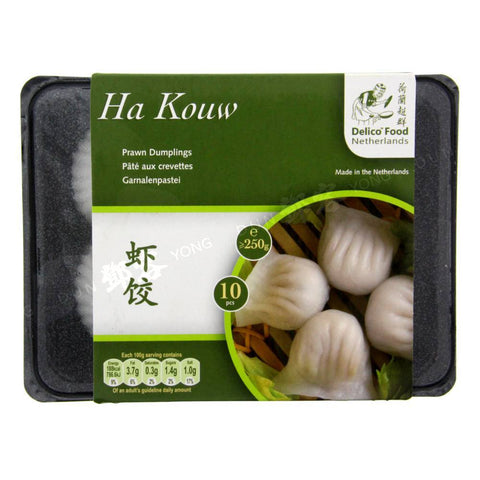 Ha Gau Shrimp Dumpling 10pcs (Ha Kouw) (Delico) 250g