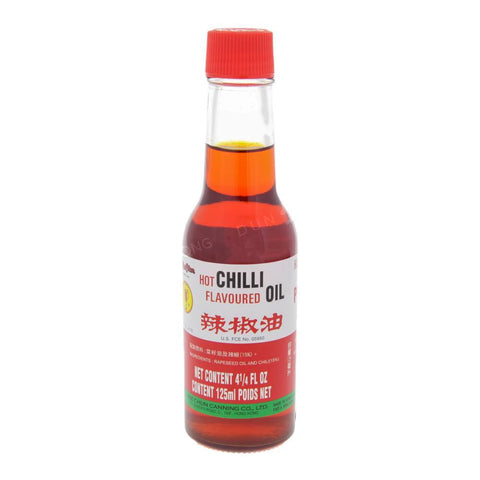 Hot Chili Gearomatiseerde Olie (Mee Chun) 125ml