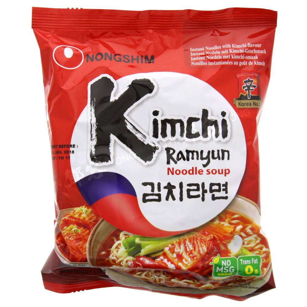 Kimchi Ramyun Noodle Soup Nong Shim 120g Dun Yong Webshop