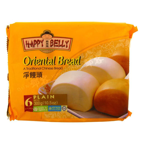 Oriental Bread Plain 6pcs (Happy Belly) 300g