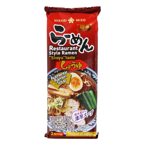 Menraku Restaurant Style Ramen Shouyu (Hikari Miso) 188g