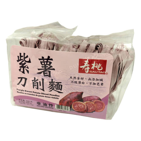 Knife Cut Noodles Purple Sweet Potato (Sau Tao) 400g