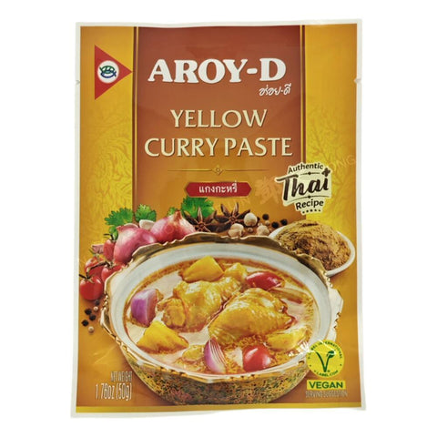 Yellow Curry Paste (Aroy-D) 50g