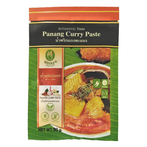 Vegan Panang Curry Paste (Nittaya) 50g