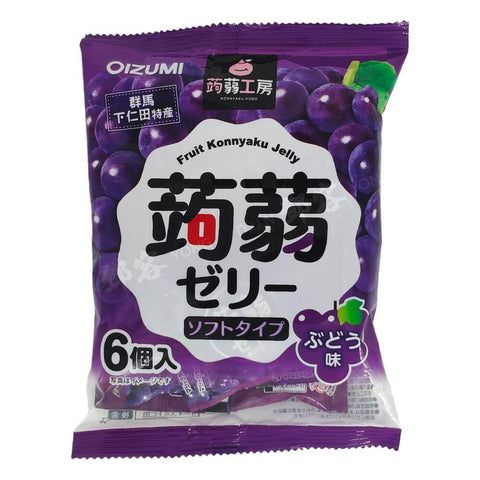 Fruit Konnyaku Jelly Grape (Oizumi) 108g