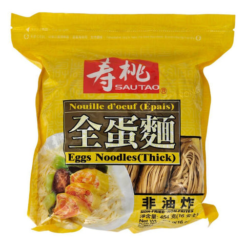 Sau Tao Egg Noodles Thick (Sun Shun Fuk) 454g