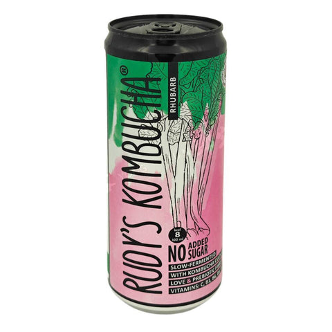 Rhubarb Kombucha (Rudy's) 330ml