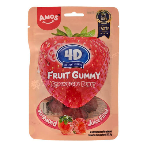 Fruit Gummy Strawberry (Amos) 65g