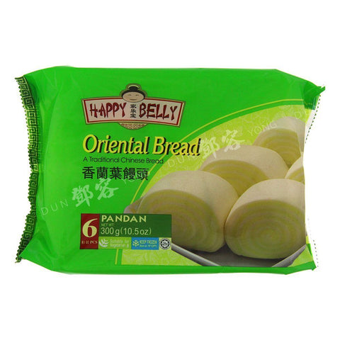 Oriental Bread Pandan 6pcs (Happy Belly) 300g