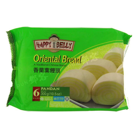 Oriental Bread Pandan 6pcs (Happy Belly) 300g