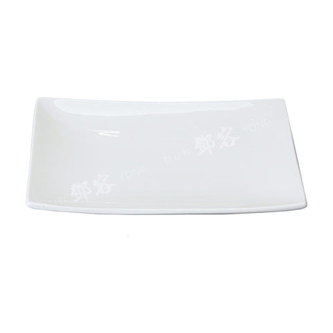 White Rectangular Plate 29.5x20.5cm A0879 (WY)