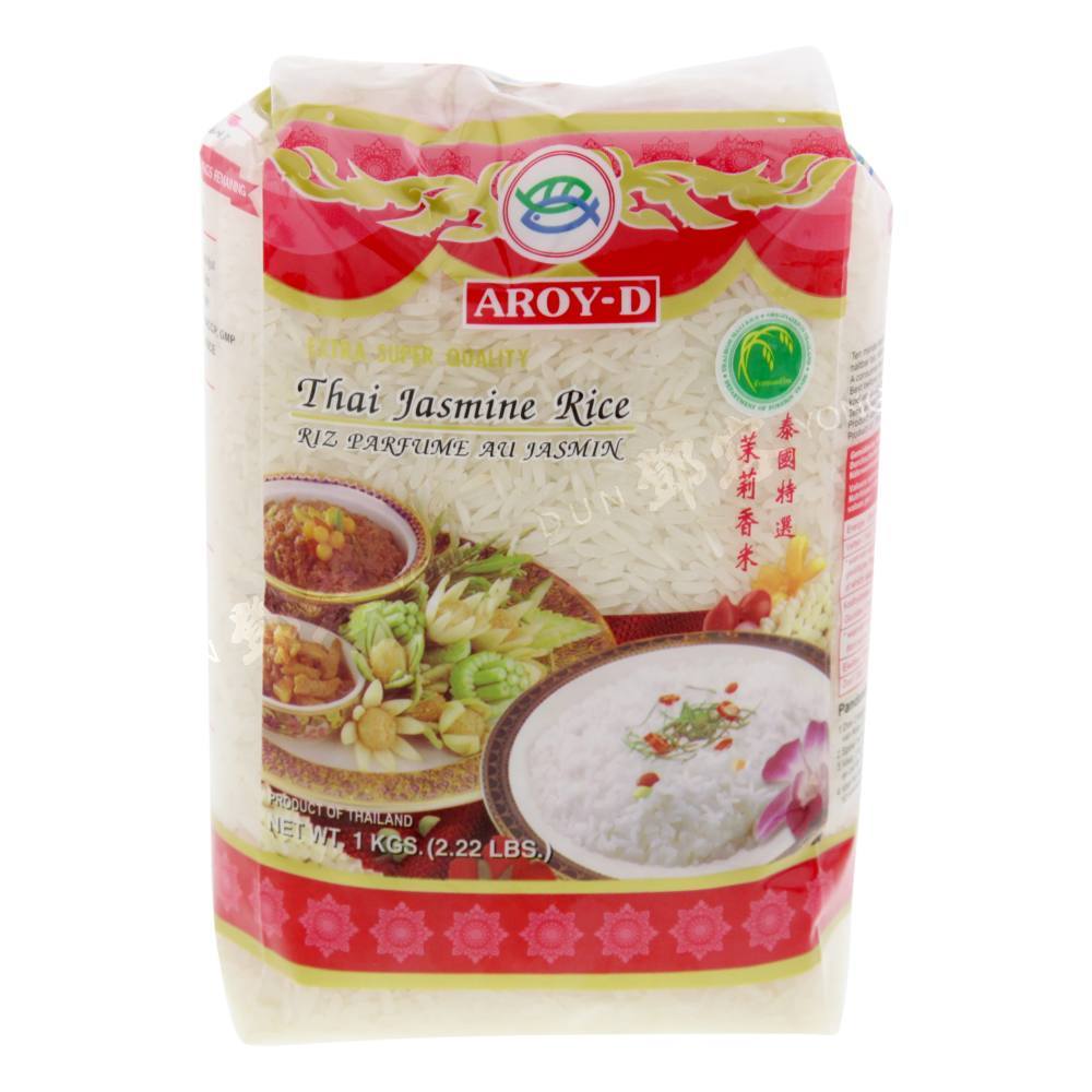 Thai Hom Mali Rice (Aroy-D) 1kg – Dun Yong Webshop