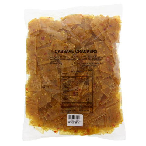 Cassava Crackers 3x3cm (ID) 1kg