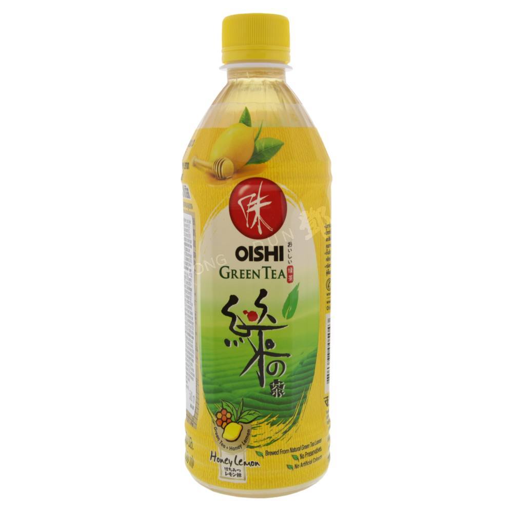 Japanese Green Tea Honey Lemon (Oishi) 500ml | Dun Yong Webshop