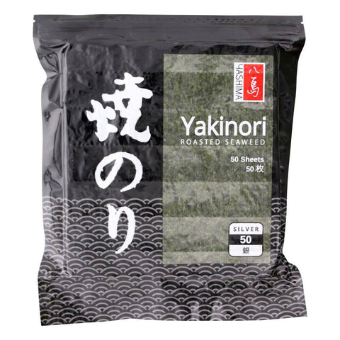 Yakinori Roasted Seaweed Silver 50pcs (Yashima) 140g
