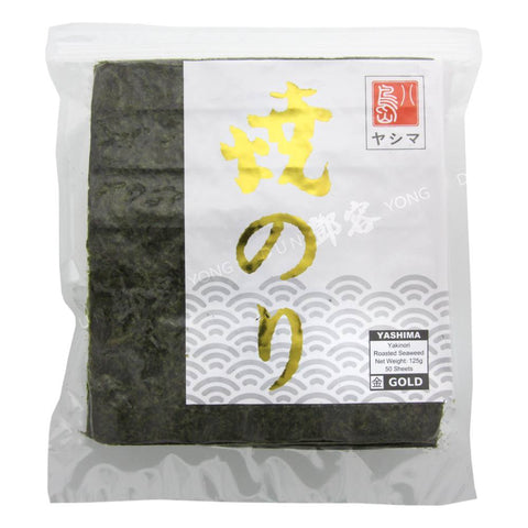 Yakinori Roasted Seaweed Gold 50pcs (Yashima) 140g