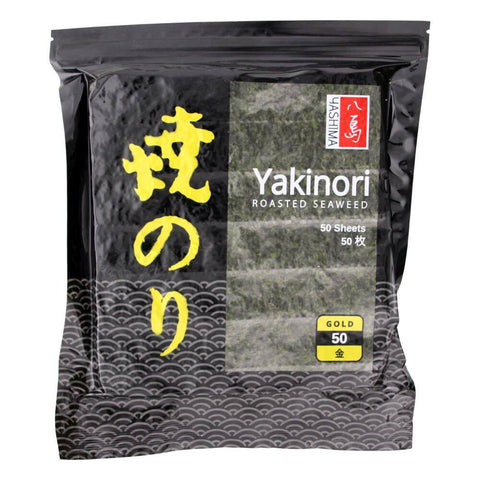 Yakinori Roasted Seaweed Gold 50pcs (Yashima) 140g