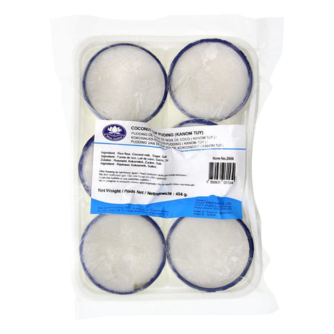 Coconut Cup Pudding (Kanom Tuy) 6pcs (Bua Luang) 454g