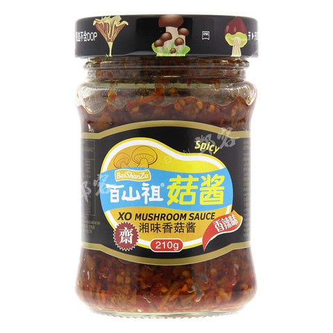 XO Mushroom Sauce Spicy (Bai Shan Zu) 210g