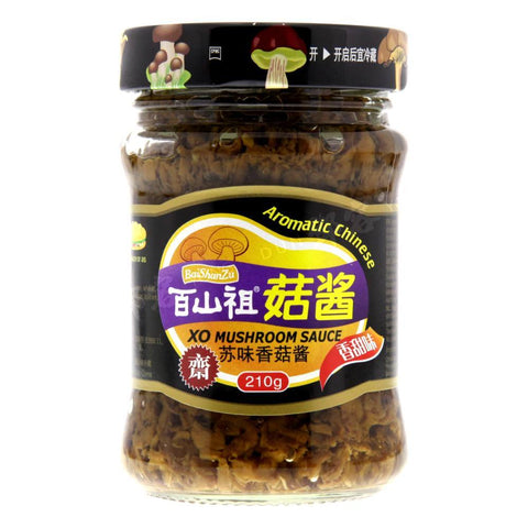 XO Mushroom Sauce Aromatic Chinese  (Bai Shan Zu) 210g