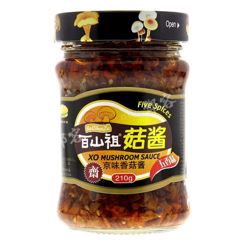 XO Mushroom Sauce Five Spices (Bai Shan Zu) 210g
