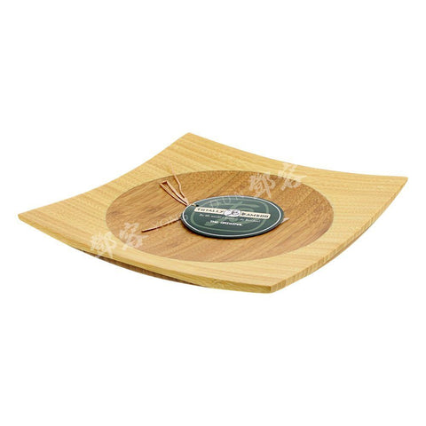 Bamboo Square Plate 20x20cm (Totally Bamboo)