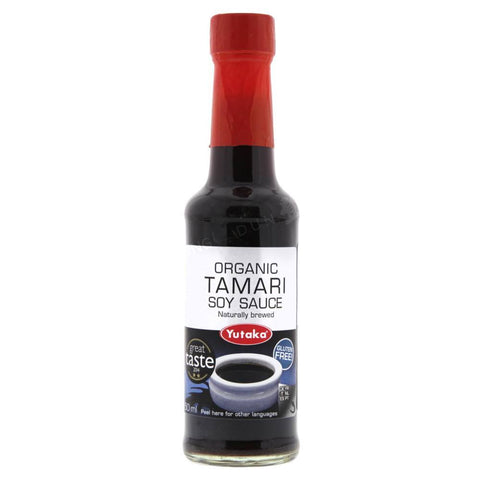 Organic Tamari Gluten Free Soy Sauce (Yutaka) 150ml